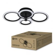 Светильник светодиодный ELEGANT BLISS-B 90Вт 230В 3000-6500K 610х400х130мм c пультом ДУ черный IN HOME, цена за 1 шт.