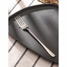 Вилка столовая из нержавеющей стали Magistro Elegance, 21x2.5 см, на подвесе, толщина 2 мм, цвет серебряный