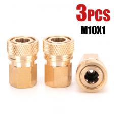 Медные фитинги METO JAYSEN 8 мм, M10x1, быстроразъемное соединение, 3 шт.