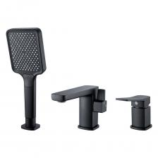 Смеситель на борт ванны Shevanik S9912H в черном матовом цвете — стильное и функциональное решение для ванной комнаты. Изготовлен из высококачественной латуни, что обеспечивает прочность и долговечность изделия. Современный скандинавский дизайн смесителя Shevanik идеально впишется в любой интерьер и станет его изюминкой. Смеситель имеет 3 монтажных отверстия, что позволяет установить его максимально удобно. Душевой шланг длиной 150 см обеспечивает комфортное использование, а ручной душ из ABS-пластика с тремя режимами работы позволит выбрать оптимальный вариант для каждого члена семьи.