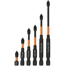 Набор бит для ударного шуруповерта DUTRIEUX S2 50 65 70 90 150 мм