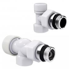 Набор термостатический осевой Royal Thermo Design 1/2М30х1,5 (Белый)