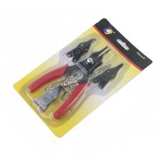 Набор плоскогубцев для стопорных колец 4 в 1, многообжимные, 90 градусов, 45 градусов, инструменты для ремонта отверстий двойного назначения, ручные инструменты