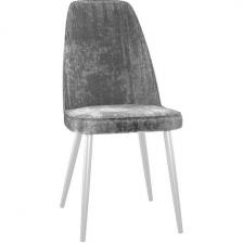 Стул DikLine 326 M13 светло-серый, ножки белые арт.00-00073763 Dikline