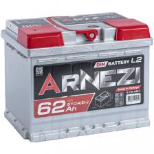 Автомобильный аккумулятор ARNEZI 62 Ач прямая полярность L2