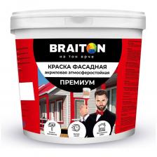 Фасадная краска BRAITON paint Премиум ВД, сверхпрочная, 3 кг арт.2110