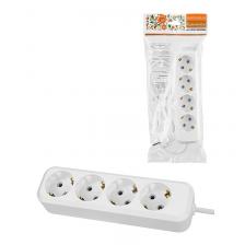 Tdm SQ1303-1046 Удлинитель 4 гнезда, 3 метра, с/з, 10 А, 2300 Вт 1 шт