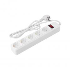 Защищает от перепадов напряжения, перегрузок и короткого замыкания Нейтрализует импульсные помехи в сети Корпус из негорючего АВ5-пластика ПВС кабель Материал провода - медь Варисторная защита и автоматически восстанавливаемый предохранитель  