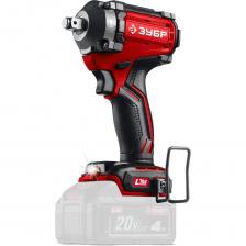 Бесщеточный ударный гайковерт ЗУБР системы LMS с максимальным крутящим моментом 500 Нм предназначен для фиксации резьбовых соединений размером до М22. Ударная функция с тангенциальным направлением удара обеспечивает эффективное заворачивание без реактивного момента на кисть оператора. Патрон с квадратным хвостовиком 1/2'' позволяет устанавливать стандартные головки без переходников Применяется для закручивания/откручивания крепежных элементов при сборке/разборке металлических конструкций, снятии/установке колес автомобиля и т.д. при установке соответствующего расходного инструмента Единая аккумуляторная система LMS для 500+ инструментов Бесщеточный BRUSHLESS двигатель обладает рядом преимуществ по сравнению с щеточным двигателем: - высокий крутящий момент, - высокий КПД - повышенная надежность ввиду отсутствия искрения, трения и трущихся деталей, низкое энергопотребление (до 4 раз дольше работа на одном заряде батареи), Импульсное приложение крутящего момента позволяет заворачивать крепеж большого диаметра и отворачивать приржавевшие метизы Режим откручивания с автоматической остановкой после срыва крепежа позволяет не терять крепежные элементы Электронный тормоз двигателя для исключения выбега при остановке Подсветка рабочего места способствует дополнительному удобству при работе в условиях недостаточного освещения Скоба для крепления на поясе, устанавливаемая