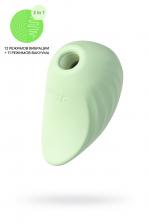 Вакуум-волновой бесконтактный стимулятор клитора Satisfyer Pearl Diver, силикон, зеленый, 5 см