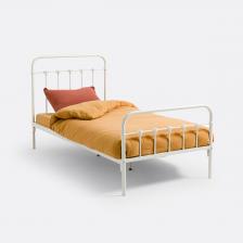 Кровать детская с прутьями Asper 90 x 190 см белый