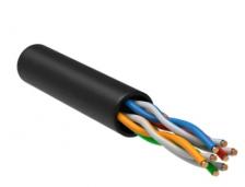 IEK Витая пара U/UTP кат.5E 24AWG 4 пары LDPE 1м черный (305м), BC3-C5E04-139-305-R-G 1 м