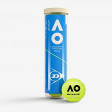 Мячи для большого тенниса, упаковка 4 шт, ITF Dunlop Australian Open 601602