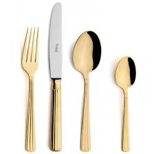 Cutipol Набор столовых приборов Athena Gold Bright 24 предмета Athena (P9.006.G)