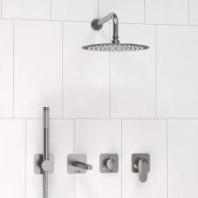 A1451.273.274.097.121.275.100.276 Встраиваемый комплект для ванны с верхней душевой насадкой, лейкой