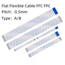 Плоский гибкий кабель FFC FPC 0.5MM 4/5/6/8/10/12/14/16/18/20/22/24/26/30/32/34/36/40/45/50/60Pin
