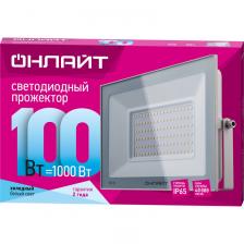 Светодиодный прожектор ОНЛАЙТ 90 139 OFL-100-4K-WH-IP65-LED, цена за 1 шт.