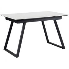 Стол R-Home Пеле раздвижной 120-160 Светлый мрамор/Бабочка