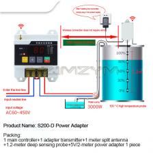 Беспроводной автоматический контроллер уровня воды для насоса 220В