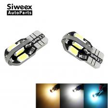 2 X W5W Canbus Error Free T10 теплый белый Iceblue 8 5730 SMD СВЕТОДИОДНЫЙ Автомобильный боковой клиновидный светильник для чтения купольная лампа 12 В приборная панель лампа
