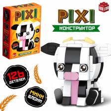 Конструктор блочный «PIXI. Коровка», животные, мини блоки, 126 деталей