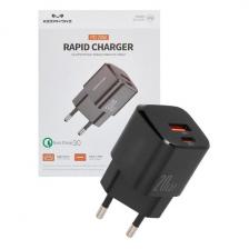 Сетевое зарядное устройство Keephone для iPhone 15 Pro Max USB Type-C 20W Black (2039321505923)