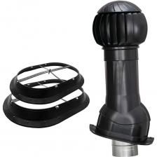 Комплект вентиляции GERVENT предназначен для эффективного вытягивания отработанного воздуха из помещений. Подходит для установки на дома с металлочерепицей Monterrey. Кольцо гидрозатвора применяется при монтаже кровельной вентиляции. Если просто в мембране сделать отверстие без установки гидрозатвора, то края гидрозащитной подкровельной пленки провиснут и конденсат начнет впитываться в утеплитель, вследствие чего, тот потеряет свои изолирующие свойства. Нанодефлекор работает за счет энергии ветра. С ее помощью турбина устройства разряжает воздух в вентиляционной шахте, тем самым увеличивая тягу. Это способствует вытяжке загрязненного воздуха. Главная особенность данной вентиляционной системы в том, что ротационный дефлектор всегда будет вращаться только в одну сторону. Это позволит создать в вентиляционной шахте вакуум, который, в свою очередь, сделает движение воздуха в трубе более интенсивным, не образуя при этом обратную тягу. Вентиляционная система состоит из проходного элемента, утепленного вентиляционного выхода и нанодефлектора. Проходной элемент имеет размеры проходного отверстия 250х160 мм. Внутренний диаметр трубы 125 мм, посадочное место 160 мм Нанодефлектор размером 290х260 мм, посадочное место 160 мм