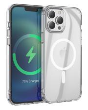 Чехол-накладка Hoco Magnetic Series TPU для iPhone 13 Pro Max силиконовый (прозрачный)