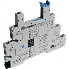 Розетка для реле 34.51 и 34.81 Розетка Finder для реле 34.51 и 34.81 с встроенным реле времени, функц: Ai, Di, gi, sW , 93210024