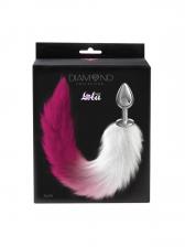 Анальная Пробка с Хвостом Diamond Starlit Pink 4020-02lola