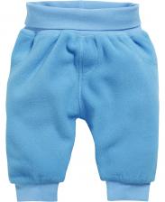 Тканевые брюки Schnizler Baby Pump Fleece mit Strickbund, цвет Aquablau