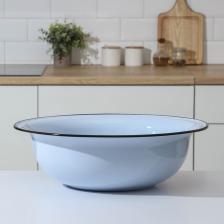 Таз эмалированный, 16 л, 49x15 см, голубой