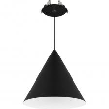 Подвесной светодиодный светильник MAKOTO мощностью 10 Вт, теплого цвета свечения 2700K предназначен для направленного декоративного освещения в жилых или коммерческих помещениях. Светильник с узким углом излучения 36 градусов оригинально дополнит интерьеры кухни-гостиной или зала кафе, ресторанов. Максимальная длина регулируемого подвеса 2300 мм. Подключение осуществляется с помощью входящего в комплект драйвера напрямую к сети переменного тока 230 В. Индекс CRI>96 отвечает за отличное восприятие и передачу цветовых оттенков. Низкая пульсация обеспечивает комфортное освещение без мерцания. Алюминиевый окрашенный корпус светильника выполнен в форме конуса. Пылевлагозащита на уровне IP20 позволяет применять модель внутри помещений, где нет контакта с водой или другими жидкостями. Управление яркостью по протоколу TRIAC и два вида чаши в комплекте - встраиваемая и накладная, позволяют смонтировать и настроить светильник под конкретные задачи.