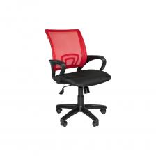 Кресло Easy Chair VTEChair-304 ткань черный TW11/сетка красный, DW69 пластик 381457