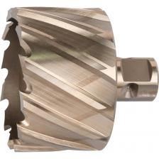 Сверло корончатое (57x30 мм; Weldon 19) LENZ LZHS-057 предназначено для сверлильных станков на магните и стационарных сверлильных станков. Наиболее часто используется при сверлении конструкционных сталей. Изготовлено из высококачественной быстрорежущей стали HSS XE, что обеспечивает высокую износостойкость и длительный срок службы даже при интенсивной эксплуатации. Рекомендуется использовать смазочно-охлаждающую жидкость (СОЖ) для продления срока службы инструмента и повышения качества обработки. Материалы обработки: Углеродистая сталь до 500 / 750 N - оптимально. Легированная сталь до 900 N - оптимально, до 1100 N - хорошо, до 1400 N - возможно. Нержавеющая сталь до 900 N - возможно. Алюминий - хорошо. Пластик - оптимально. Важно: Для данной серии сверл (длина 30 мм, диаметр 16-60 мм) подходят направляющие штифты диаметром 6,34 мм и длиной 90 мм (арт. LZEP-6090). Внимание, изображение товара может отличаться от реального! Верные параметры указаны в технических характеристиках товара.