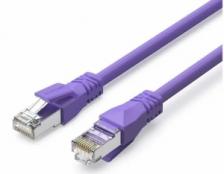 Кабель Патч-корд Патч-корд Vention прямой SFTP cat.6A, RJ45 - 0,3м. Фиолетовый