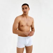Трусы мужские боксеры с гульфиком MINAKU, размер 44, белые