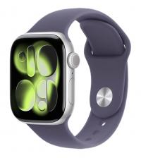 Apple Watch Series 11 GPS 46mm Aluminium Case with Silver/Purple Fog Sport Band S/M (MEV94)