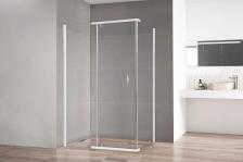 Душевой уголок Royal Bath HPVD 120х70 профиль белый стекло прозрачное
