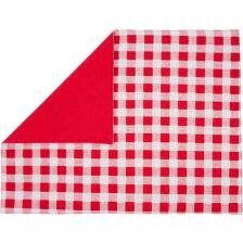 Набор подставок (салфеток) под приборы Guten Morgen Рогожка, Клетка красная, комби (35x45 см (2 шт.)) СС-Клк -35-45-2