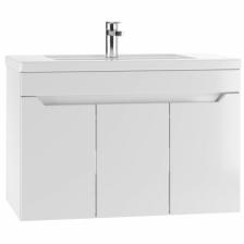 Тумба подвесная «Айсберг. Мечта», под раковину Mario 80, без ящика, 768x434x500 мм, цвет белый