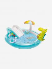 Игровой центр бассейн Intex 57165 "Крокодил" (201х170х84см) 2+, Мультицвет