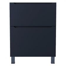 Тумба под раковину Uperwood 60 см, Uperwood, напольная, черная, 2 ящика