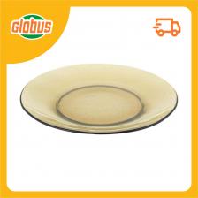 Тарелка обеденная Pasabahce Basilico Дымка цвет: приглушенный желтый