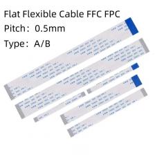 10 шт. плоский гибкий кабель FFC FPC AWM 20624 80C 60V VW-1 FFC-0,5MM 4/5/6/8/10/12/14/16/18/20/22/24/26/30/32/34/36/40/45/50/60Pin