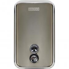 Механический дозатор для жидкого мыла VULCAN06-800А – это устройство для дозированной раздачи жидкого мыла.Диспенсер для мыла предназначен для размещения на плоских поверхностях стен не только в общественных туалетах, но и в офисе, ванной комнате, салонах красоты, парикмахерских, на кухне.Это необходимый элемент гигиены, который поможет воспитать правильную привычку.Дозатор отлично подойдет в качестве подарка для ваших близких.Антивандальный диспенсер изготовлен из нержавеющей (пищевой) стали AISI 304.Цвет корпуса хром, поверхность глянцевая.Металлические дозаторы отличаются особой прочностью и долговечностью.Он легко устанавливается на стену и не занимает много места.Выберите этот небьющийся дозатор и наслаждайтесь комфортом использования на долгие годы.