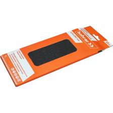 Водостойкая двусторонняя сетка абразивная Сетка абразивная (115x280 мм, Р200, оксид алюминия, водостойкая, двусторонняя, 10 шт) BOHRER 54228020