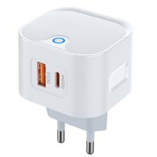 СЗУ PERO TC21 USB-A/USB-C 25W White (Белый)