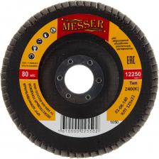 Лепестковый торцевой конусный шлифовальный круг MESSER 03-08-140