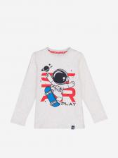 Лонгслив для мальчиков PlayToday, Серый